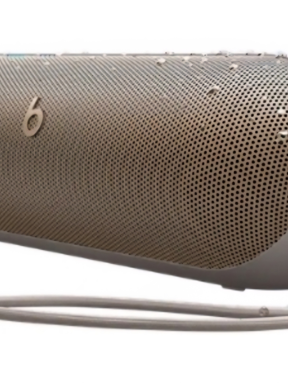 Beats Pill Wireless Bluetooth Speaker in the Champagne Gold color scheme.